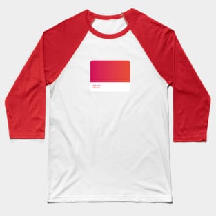 Pantone palette gradient Pink Baseball T-Shirt